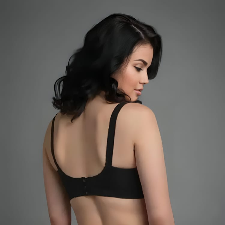 Double Layered Crossbelt Cotton Bra – Designed for Support & Everyday Comfort Plus Sizes