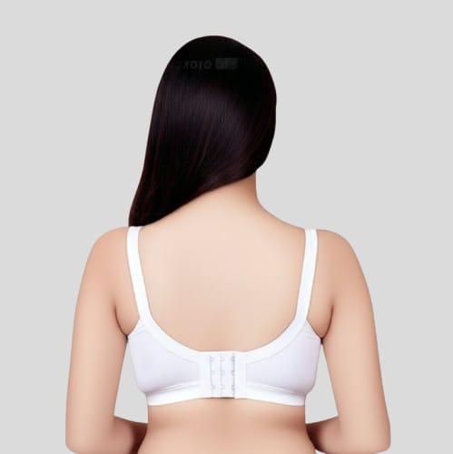Double Layered Full Figure  Cotton Bra for All-Day Comfort & Support Plus Sizes