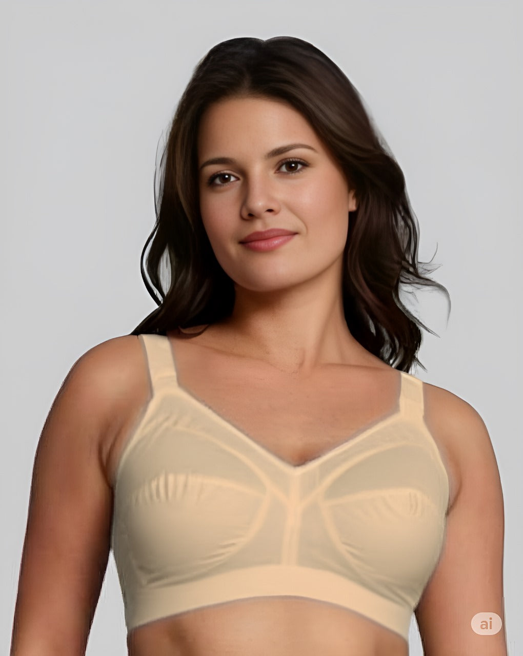 Double Layered Full Figure  Cotton Bra for All-Day Comfort & Support Plus Sizes