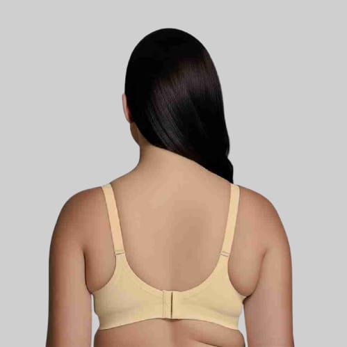 Double Layered Full Figure  Cotton Bra for All-Day Comfort & Support Plus Sizes