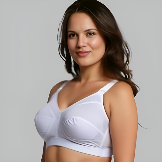 Double Layered Full Figure  Cotton Bra for All-Day Comfort & Support Plus Sizes