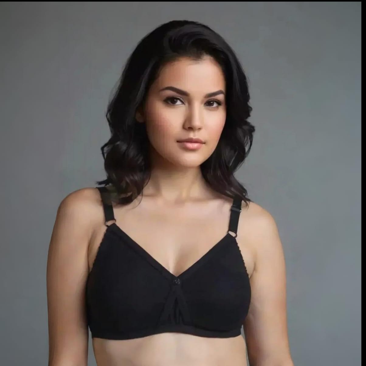 Double Layered Crossbelt Cotton Bra – Designed for Support & Everyday Comfort Plus Sizes